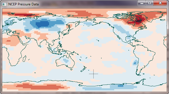 The NCEP temperature anomaly data set.