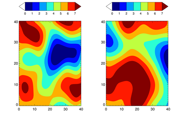 The triangles are reduced in size by using the OOB_Factor keyword.
