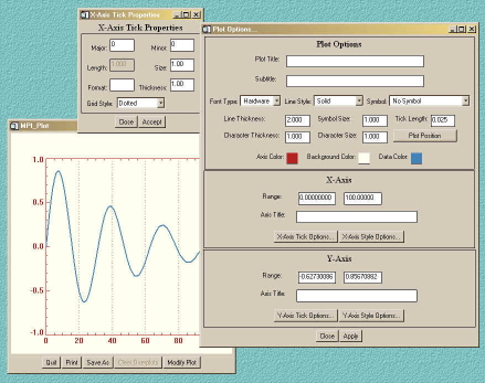 An object-oriented plotting tool.