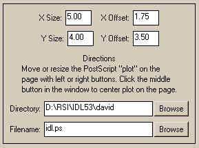 The center panel of the FSC_PSConfig graphical user interface.