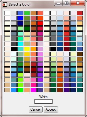 The cgColor program colors.