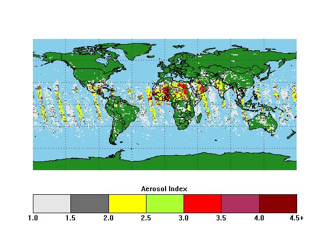 IDL TOMS Aerosol Image