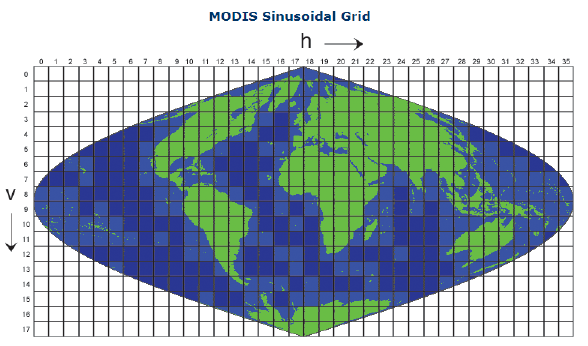 The MODIS Sinusoidal Grid.