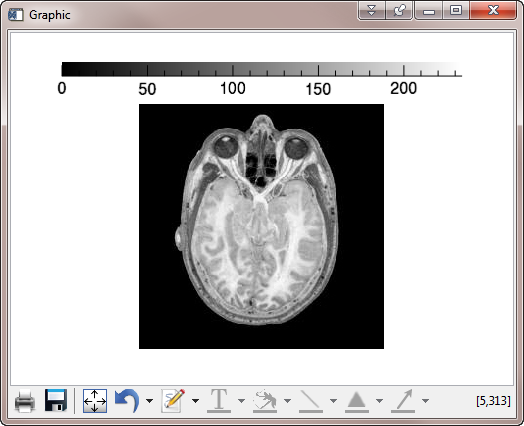 The image is scaled differently depending on 
        data type.